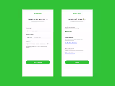 Account Setup + Verification