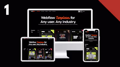 Web flow Template Selling Website | Responsive Design