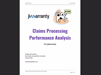 Claims Processing Performance/Trace File Analysis