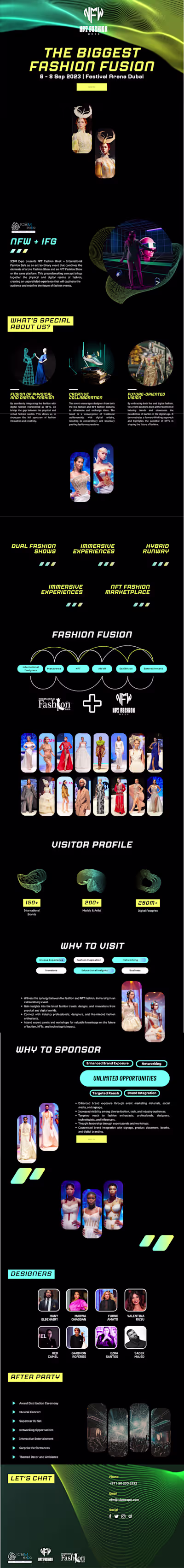 NFT Fashion Week (Web Development) 