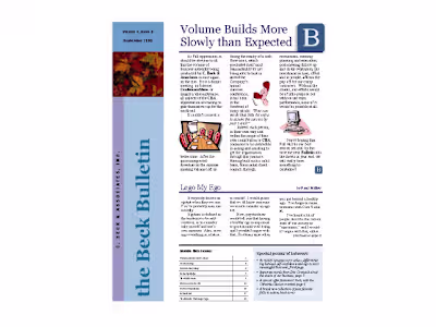 Company Newsletter, Bulletins, White Papers