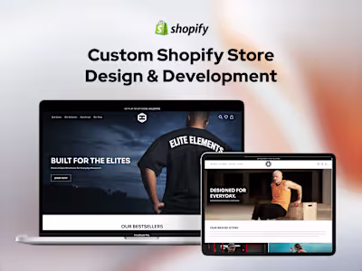 Custom Shopify E-commerce UX & Development
