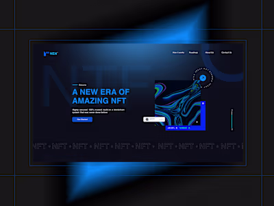 NFT landing page design :: Behance