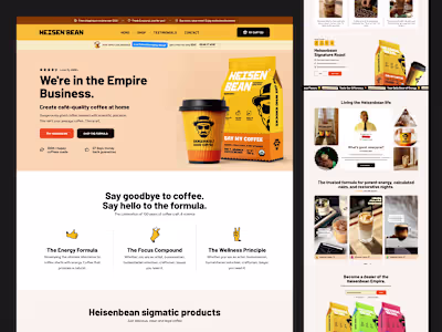 Heisenbean – Coffee E-commerce website