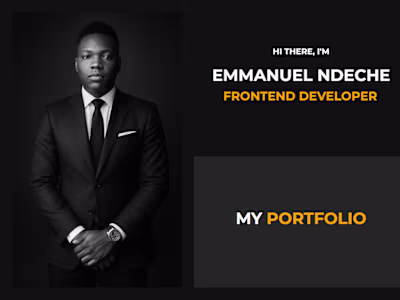 Emmanuel Ndeche | Frontend Developer