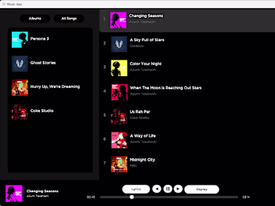 Spotify Clone using JavaFx