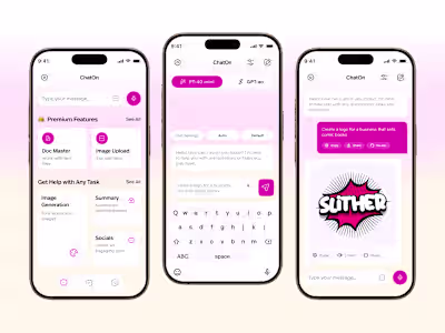 AI Chatbot Mobile App UI/UX Design 🚀 AI Chatbot Mobile App ...