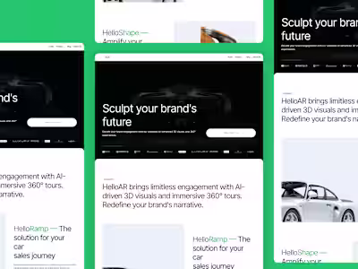 E-commerce's Future: HelloAR's Immersive AR Website Redesign