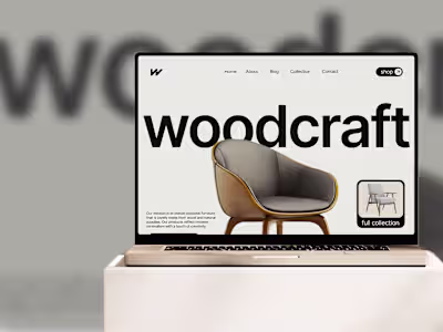 Woodcraft - Landing Page