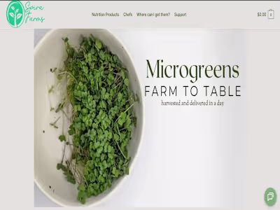 Spira Farms – Website Design
