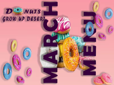 DONUT FLYER DESIGN