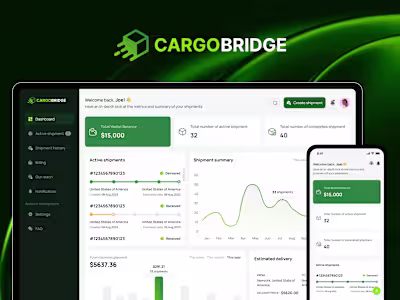 Cargo Bridge - End-to-End Shipment Management Experience