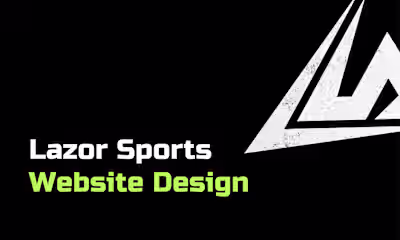 Lazor Sports website :: Behance