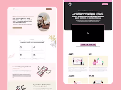 Designed and built a high-converting Framer landing page fea...