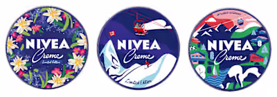 Swiss-Inspired Illustrations for Nivea’s 100-Year Anniversary