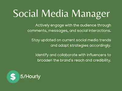 Social Media Manager