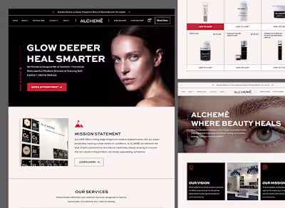 Alcheme Health Website Design and Development