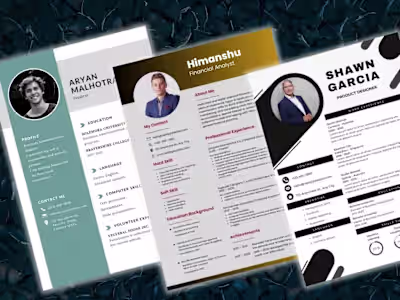 Create resume and CV for your dream job	