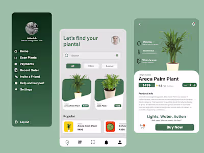 UI/UX Design Showcase: Multiple Applications