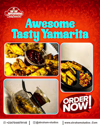 awesome yamarita flyer design