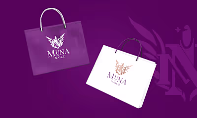 Muna Nailz - Logo Design 