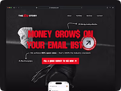 High-Impact Website for Email Marketing Agency