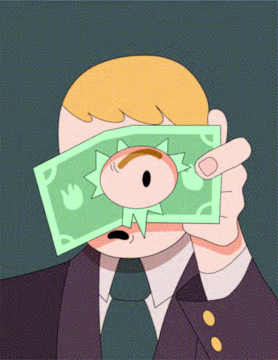 Stock Market Crash - illustration set