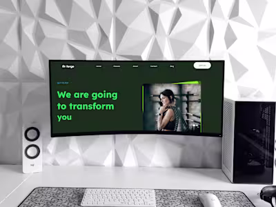 Front-End Development for Fitness App