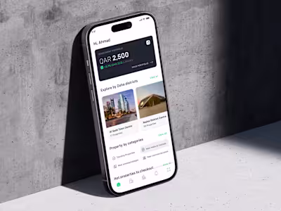 Real Estate Investment App Design