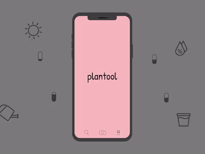 Plantool - Explainer video and interactive prototype