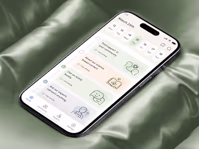 UI/UX Design | Mobile Health App Design | Wellness App