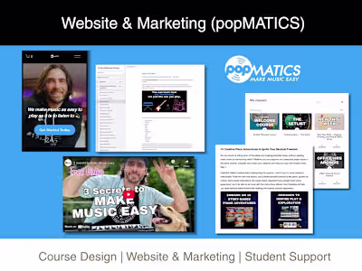 Online Piano School Co-Creation