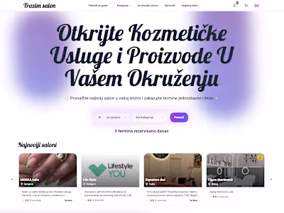 Trazim Salon – Your Beauty & Wellness Booking Platform