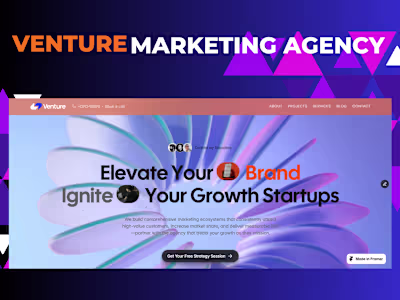 Venture Marketing Agency Website Development
