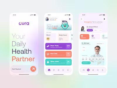 AI Healthcare / Telemedicine / AI Health app UI Design