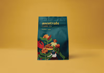 Logo Design, Brand Identity & Packaging Design- Ascotvale Coffee