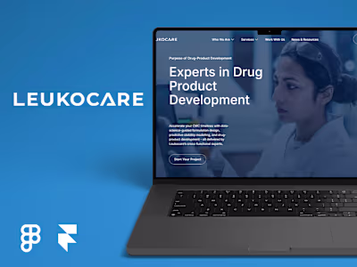 Leukocare Website Redesign and Development