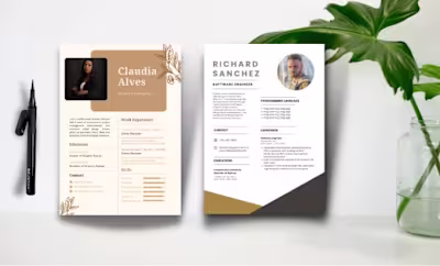 I will make professional resume design or modern cv template