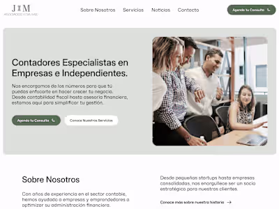 J&M Accountants online Presence