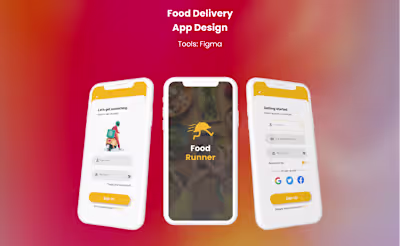 Food Runner App Design | Behance