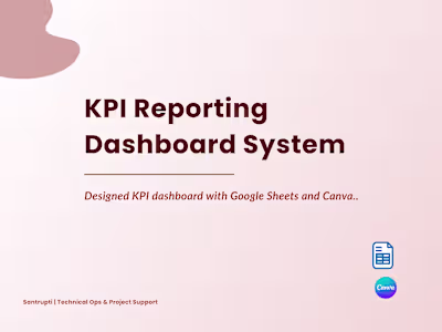 KPI Reporting Dashboard System