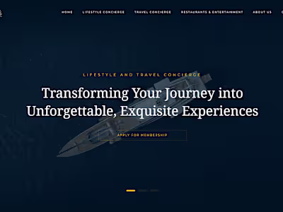 Lifestyle and Travel Concierge for the World’s Elite