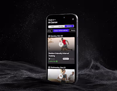 Fitness App UI Design