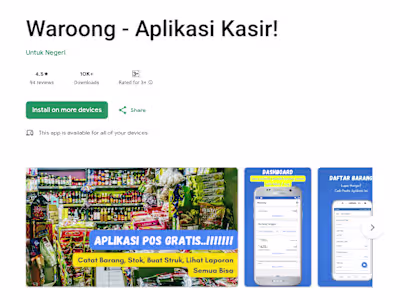 Waroong - Aplikasi Kasir! - Apps on Google Play