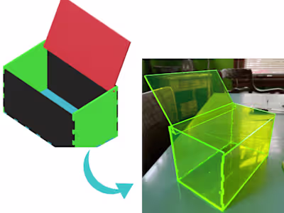 3D Box for Laser Cutting