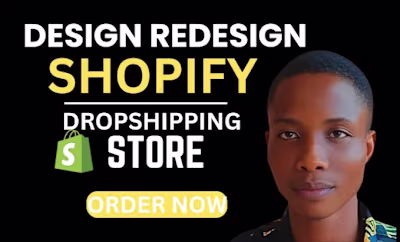 authomated shopify dropshipping store or shopify website store