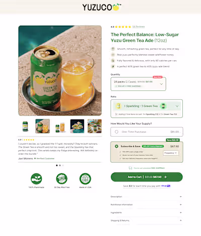 The UX is complete. Bundle: Ratio selector unlocks mixed fla...