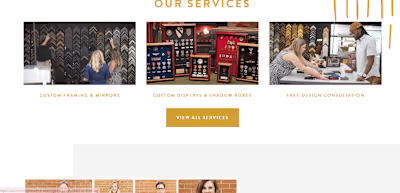Custom Website Design and Development for Thompson’s Frame and G