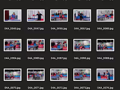 Pinghu City Staff Table Tennis Competition