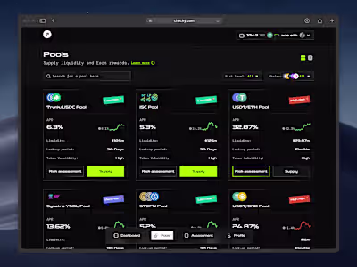 Liquidity Pools : AI powered risk assessment
